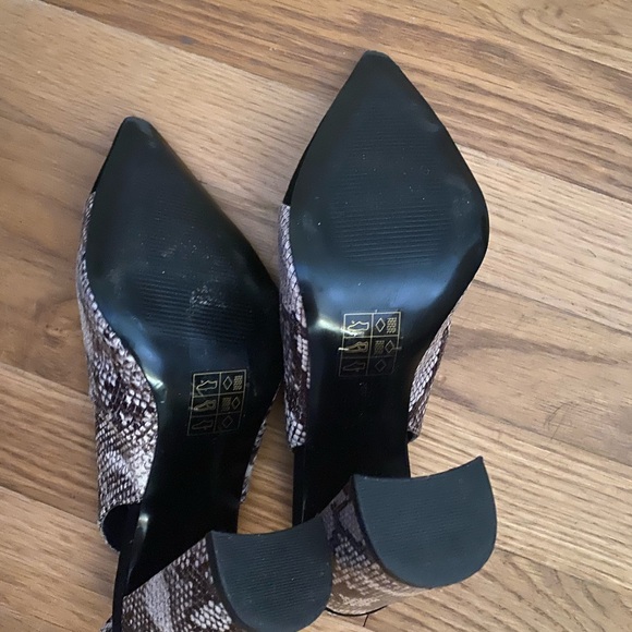ASOS shoes Slingback snake print high heels - Picture 4 of 5